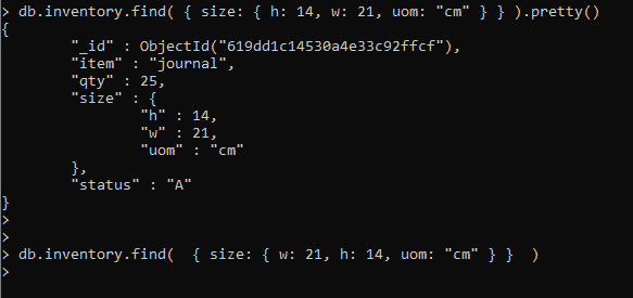 MongoDB Nested Query: Example Illustration